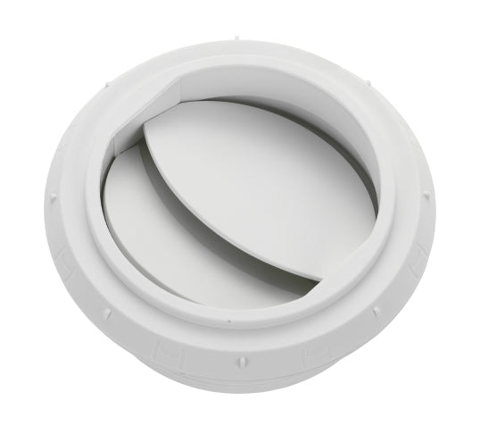 Utsläpp Ø 60mm/stängbart vit