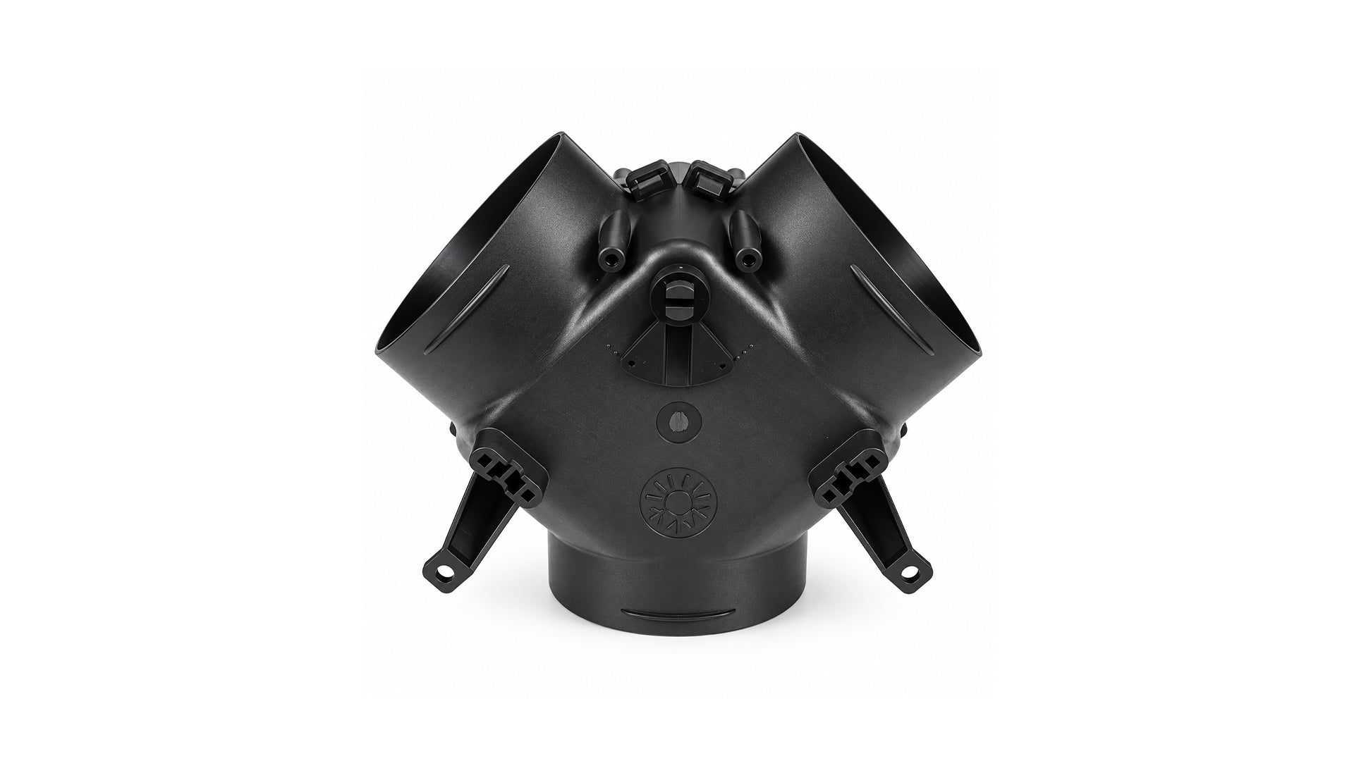 Y-stycke med spjäll Ø 90 mm – AUTOTERM ASSY ATR2-AYD90-BK