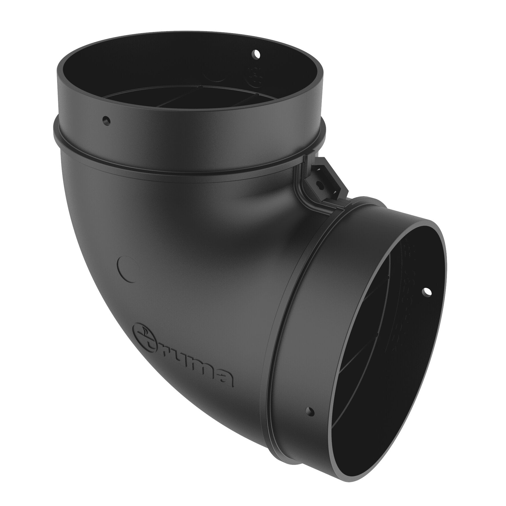 Knärör BG 80, svart, för slang Ø 80 mm – Truma 39492-01