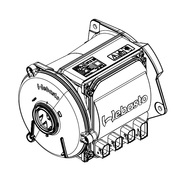 Förbränningsluftfläkt 24V Thermo Top Pro 120