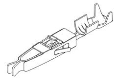 Kontaktstift 1,5 mm för kabel 0,5–1,0 mm²