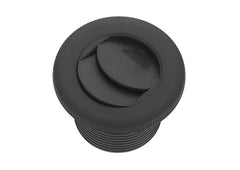 Luftutsläpp Ø 70 mm stängbart, svart