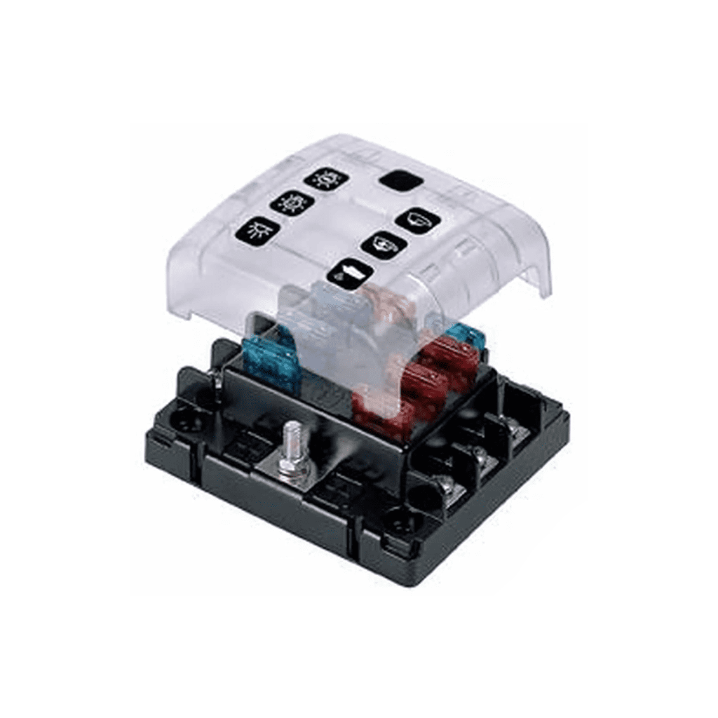 BEP Fuseblock ATO/ATC 30A 32VDC 6 Circuits Screw T