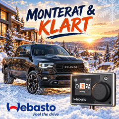 Webasto motorvärmare till Dodge RAM – monterat & klart med MultiControl tidur