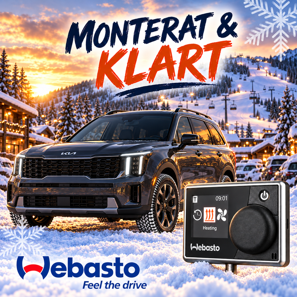 Webasto motorvärmare till Kia Sorento – monterat & klart med MultiControl tidur