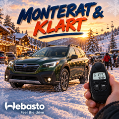 Webasto motorvärmare till Subaru Outback – monterat & klart med fjärrkontroll T100