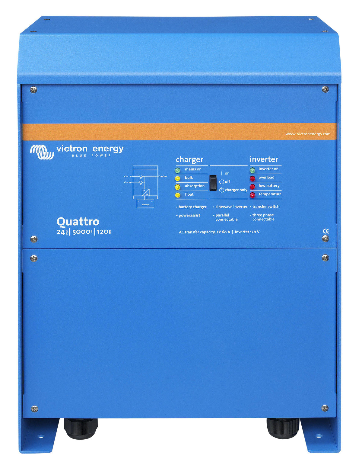 Quattro 24/5000/120-100/100 120V-OBS!