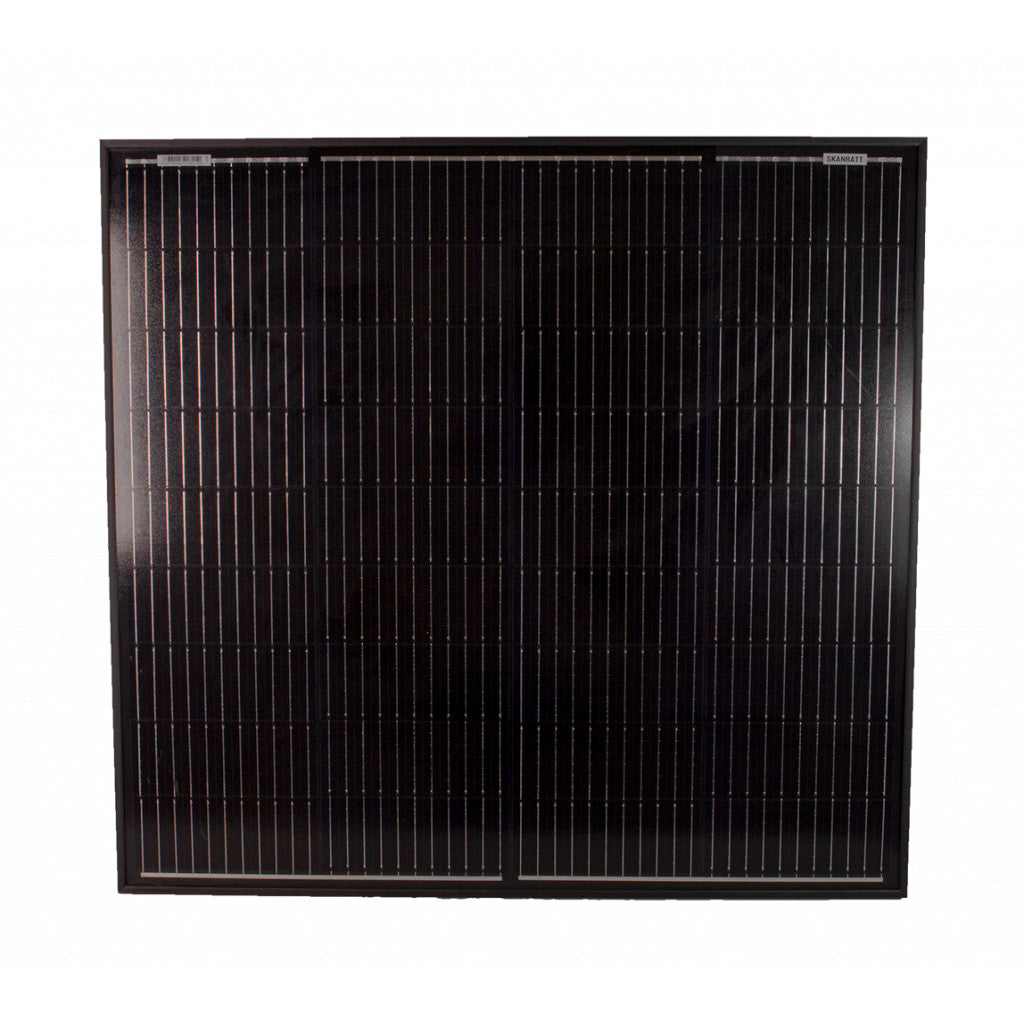 Solpanel mono 100W svart