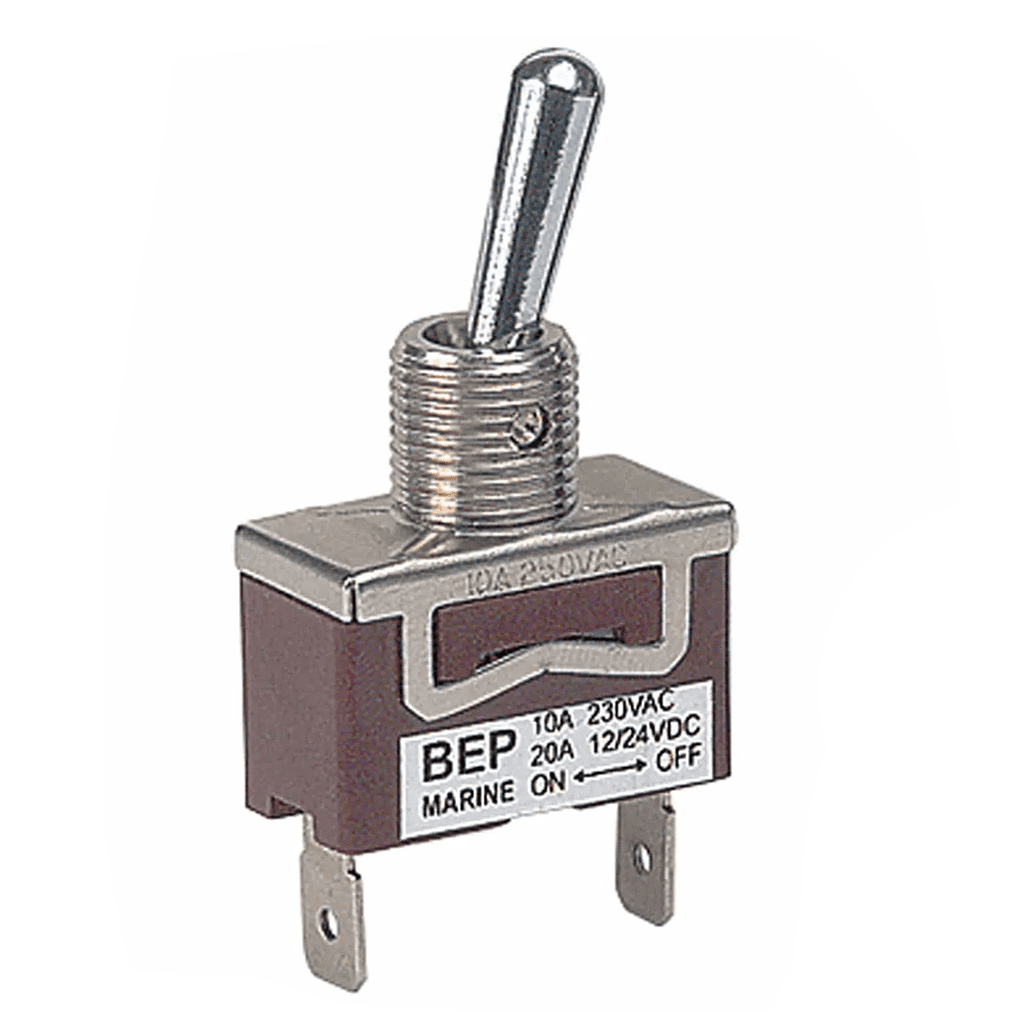 BEP Switch Toggle (On)-Off-(On) Single Pole 12V 10