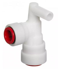Vinkelanslutning med backventil (röd) JG 10/JG 12 mm, med slang – Truma 34020-64000 (bild 2)