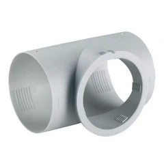 T-rör LT för varmluftsrör Ø 65/72 mm med luftutsläpp, agatgrå – Truma 40152-02 (bild 2)