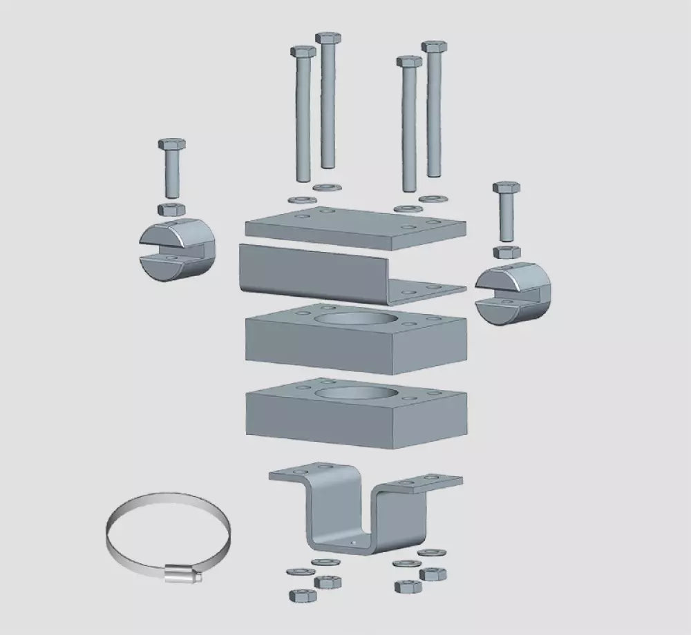 Kort fästsystem till Truma Mover – Truma 60031-20000