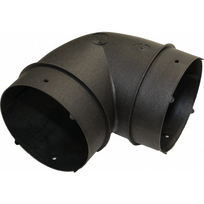 Böj BG, svart, för varmluftsslang Ø 65/72 mm – Truma 40740-01 (bild 3)