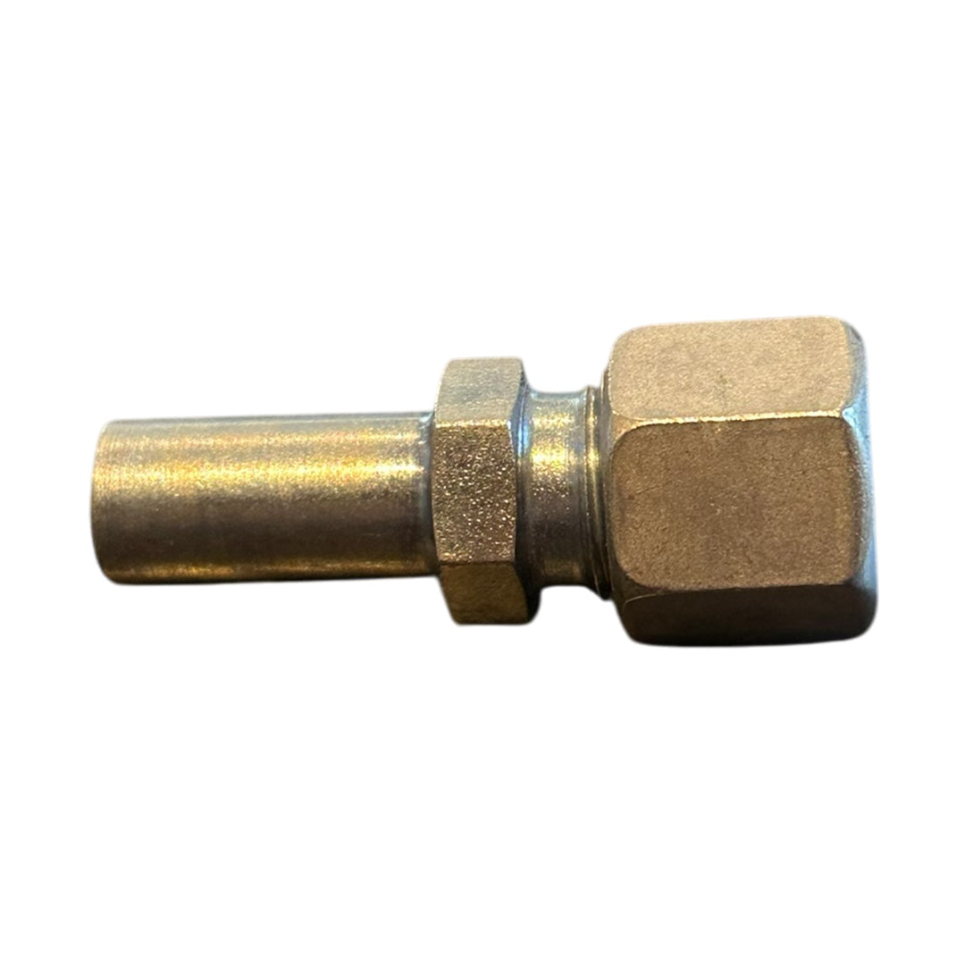 Rak reducerkoppling, nippel 10 mm till skärringskoppling 8 mm – Truma 50020-04000 (bild 3)