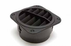 Webasto Outlet Ø 90mm / 45 ° black