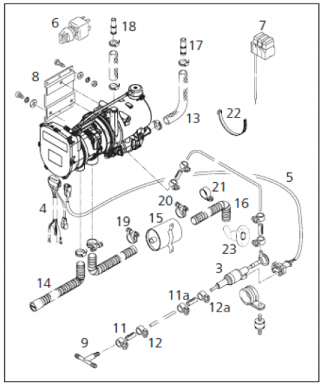 Webasto Thermo Pro 90 / 24V Marine Kit