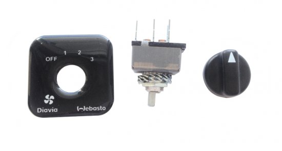 Webasto Fläktströmställare med panel