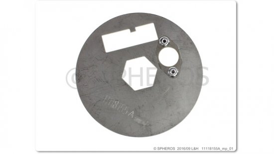 Flamplatta Thermo S 160 / 230 / 300 / 350 / 400. Utgående ersätts av 11136324B