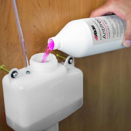 Glöm inte att fylla på glykol