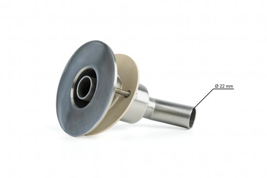 Autoterm Stainless steel exhaust adapter for yachts or boats