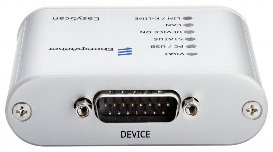 Eberspächer Diagnos EasyScan anslutning