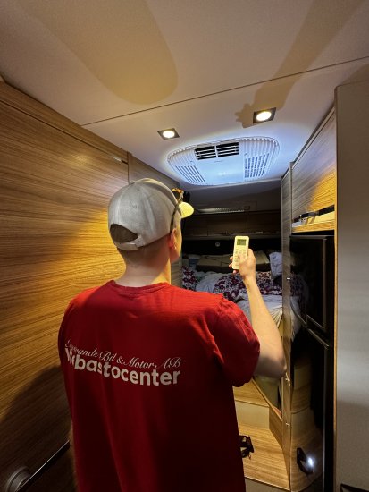 Webasto Cool Top Trail installed in RV