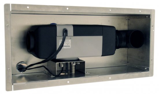 Webasto Air Top komplett värmarsats med inbyggnadsbox